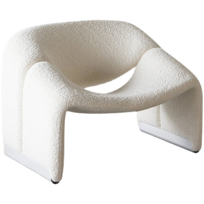 Nordic Style Bouclé Single Designer Chair