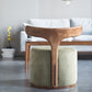 Nordic | Scandinavian Chair with Walnut Wood Backrest