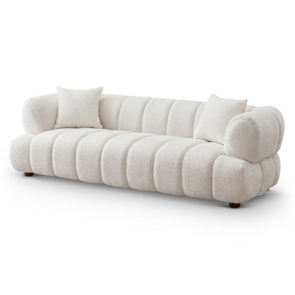 Nordic | Sandinavian Sofa in luxury Bouclé Fabric