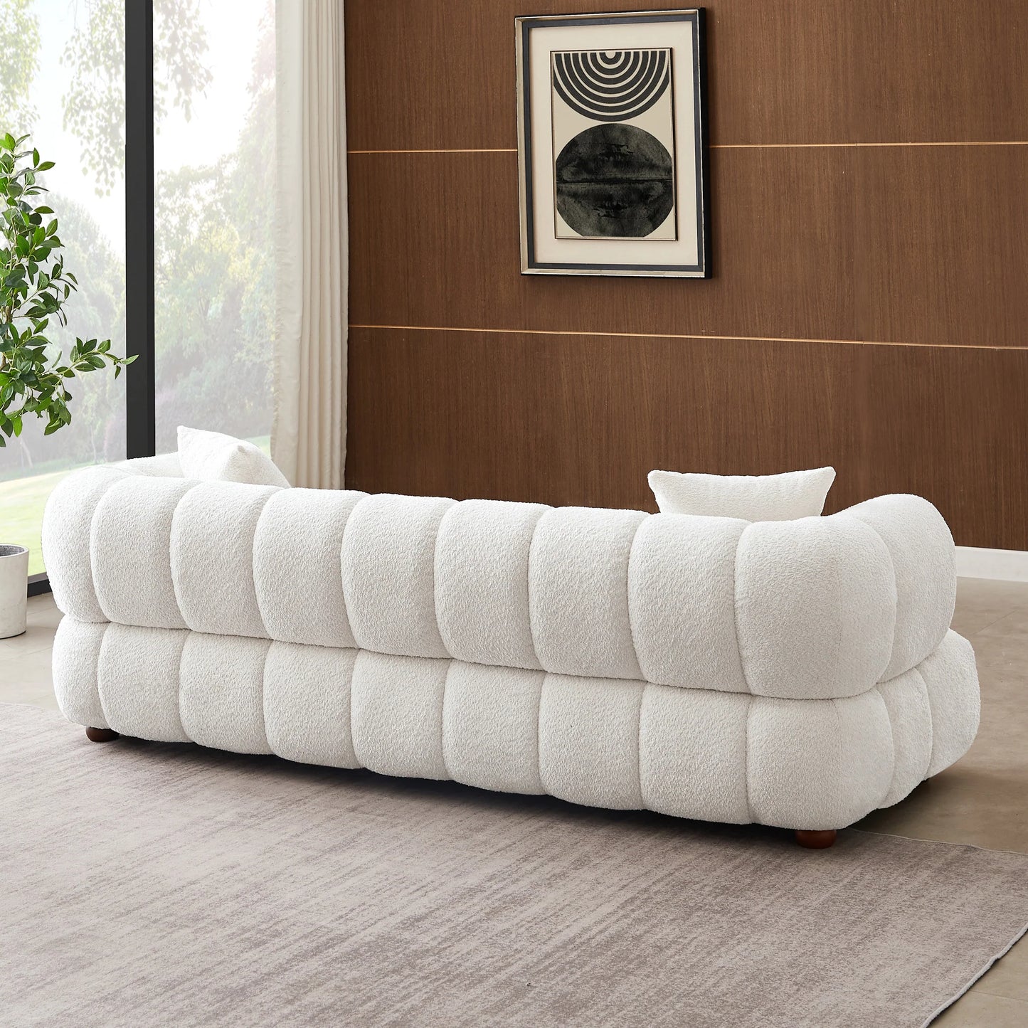 Nordic | Sandinavian Sofa in luxury Bouclé Fabric