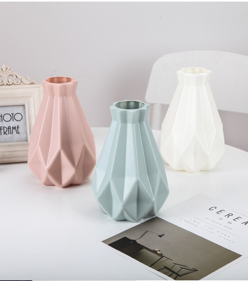 Nordic Style Plastic Vase