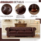 Chesterfield Sofa 3 Seater in Black