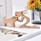 Family Dog/Cat Wood Sculpture (Gift Boxed)