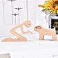 Family Dog/Cat Wood Sculpture (Gift Boxed)