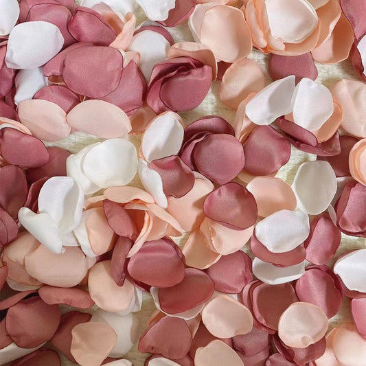 Hand Made Artificial Silk Rose Petals