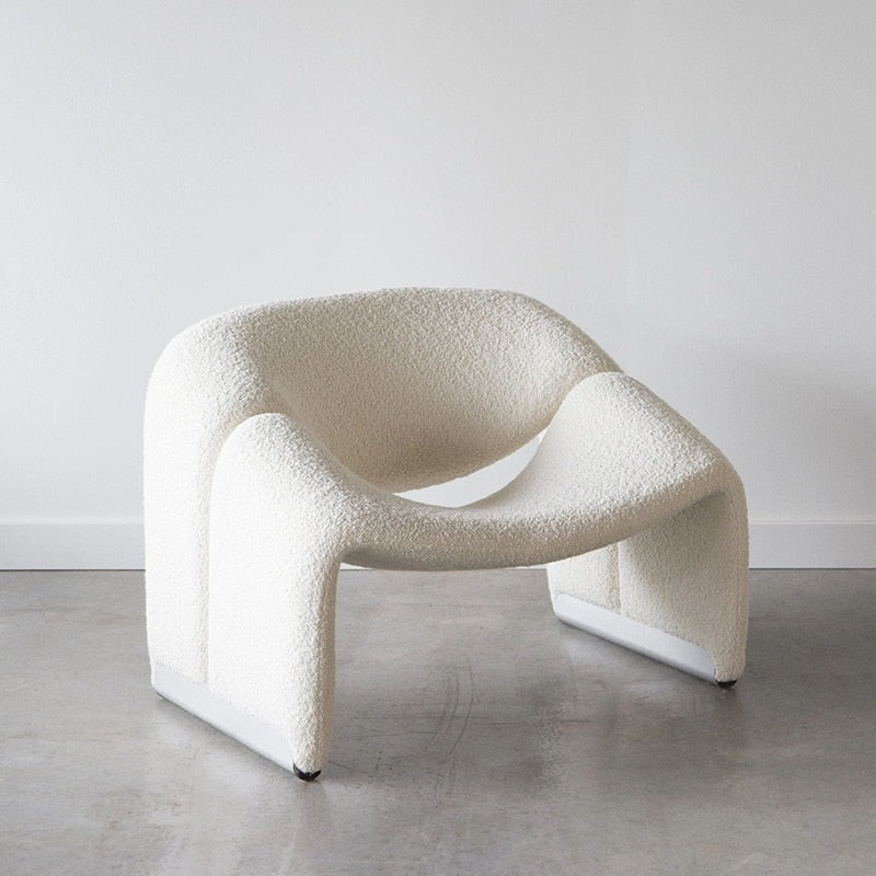 Nordic Style Bouclé Single Designer Chair